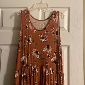 Maxi dress with pockets